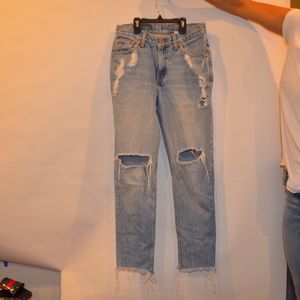 517 Levi's ripped jeans, size unknown
